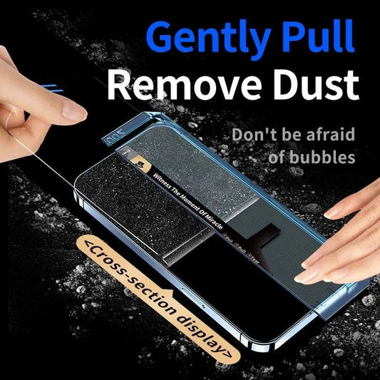 Apple iPhone Screen Protector16 15 Pro Max 14 Plus 13 12 11 XR XS  Tempering Glass With Install Kit