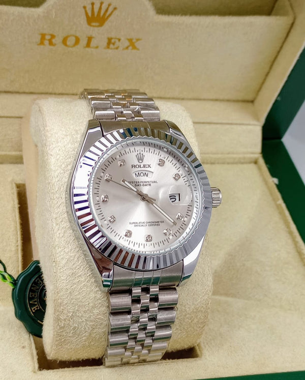 RLX Silver Watch