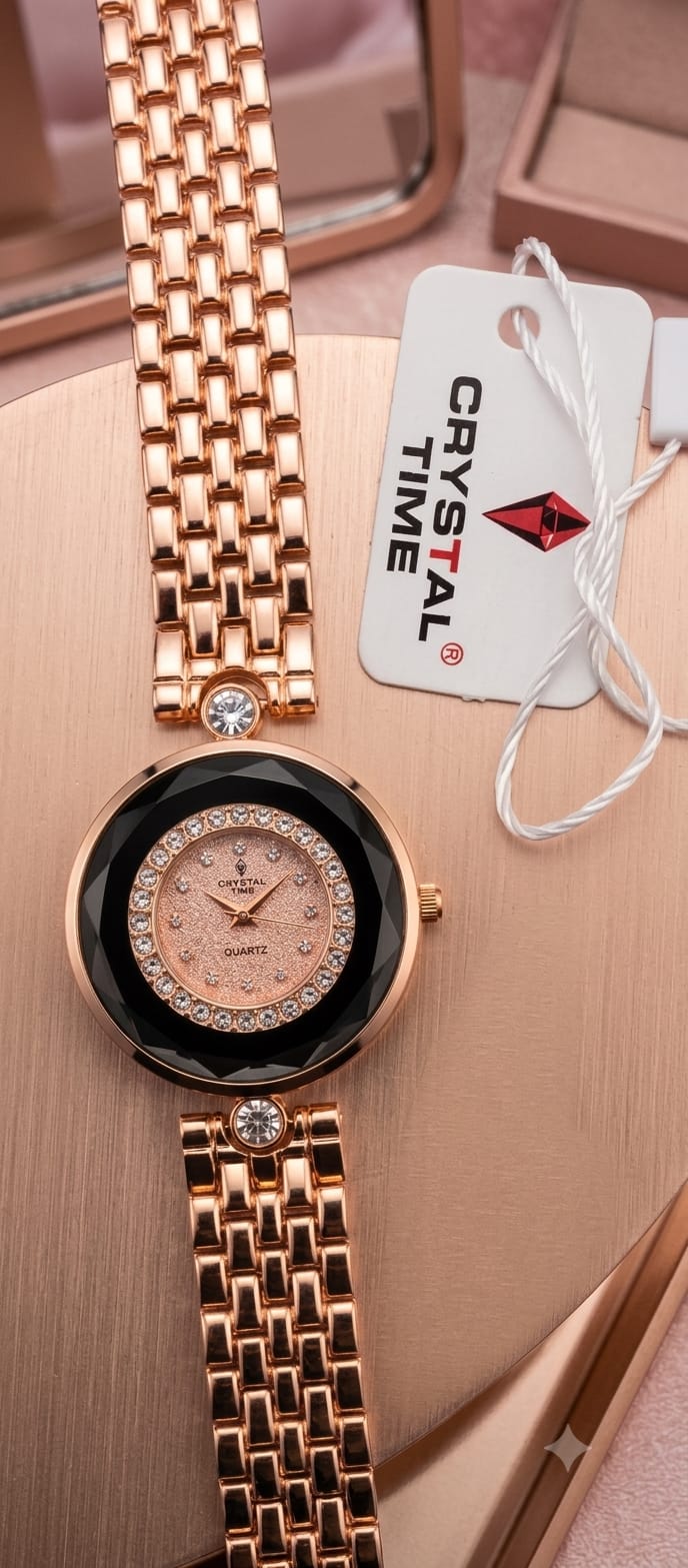 Crystal Time Ladies Watch