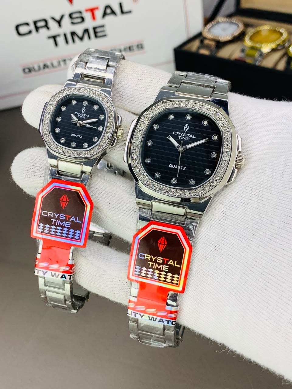 Crystal Time Couple Set