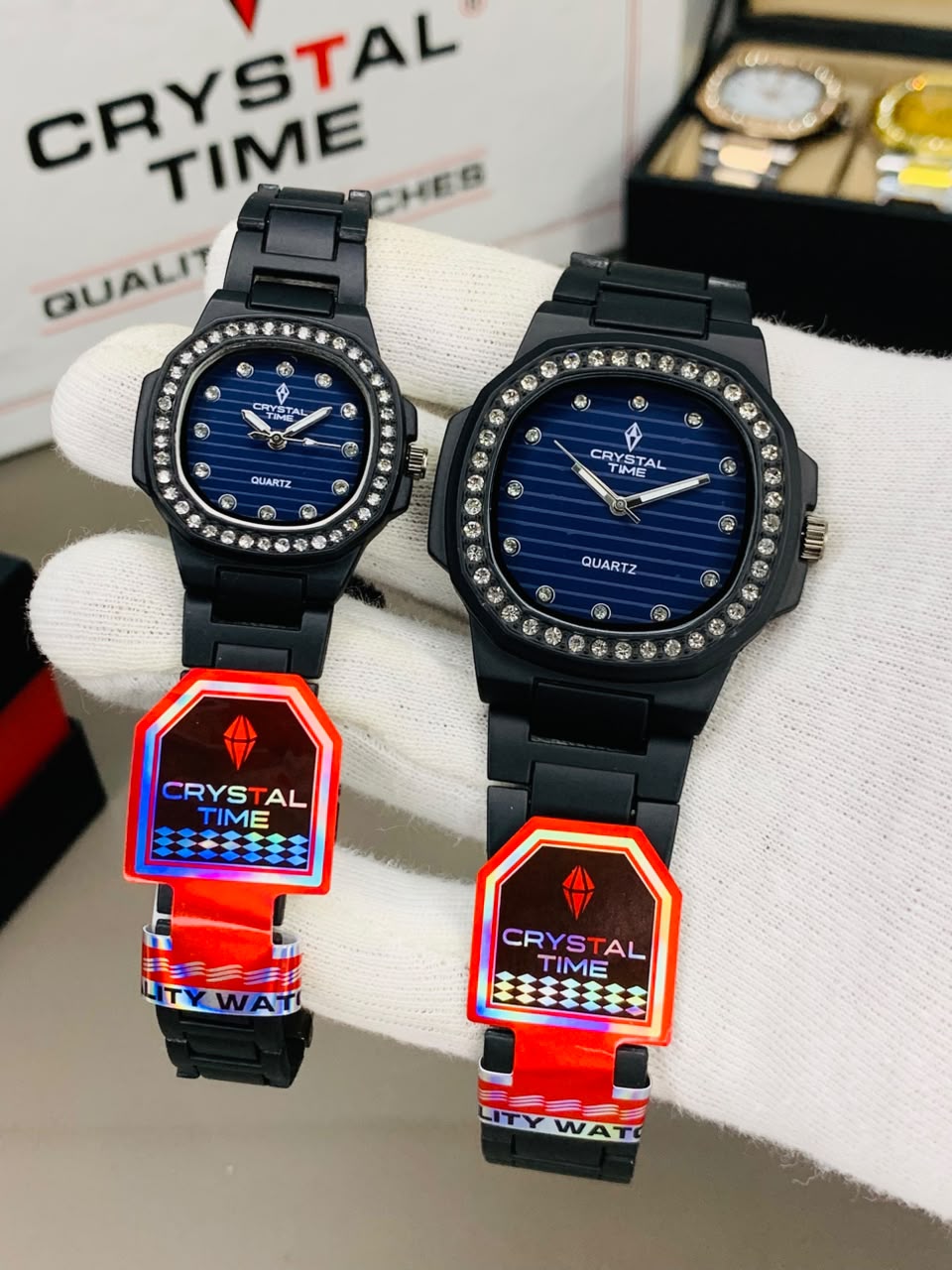 Crystal Time Couple Set
