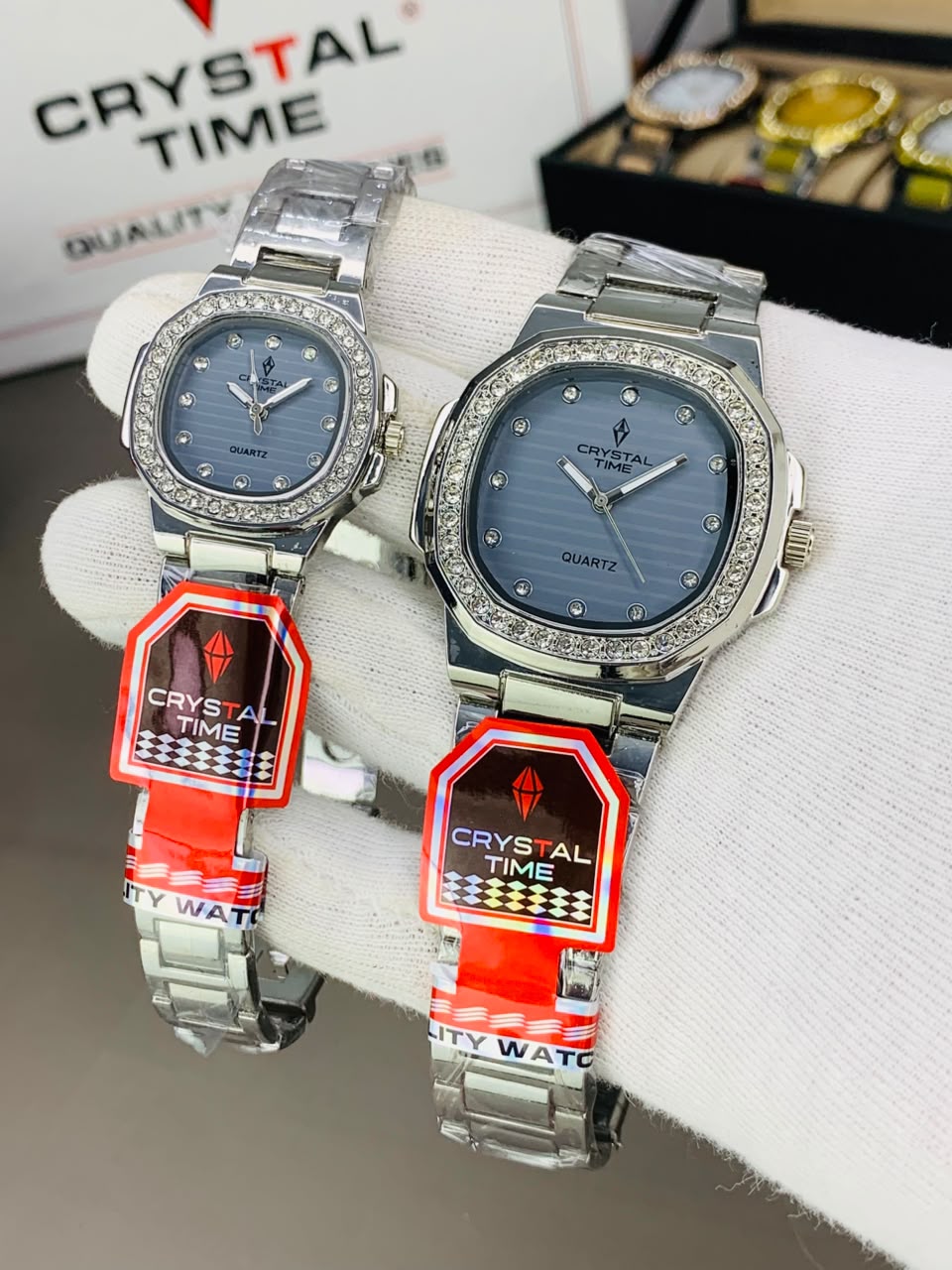Crystal Time Couple Set