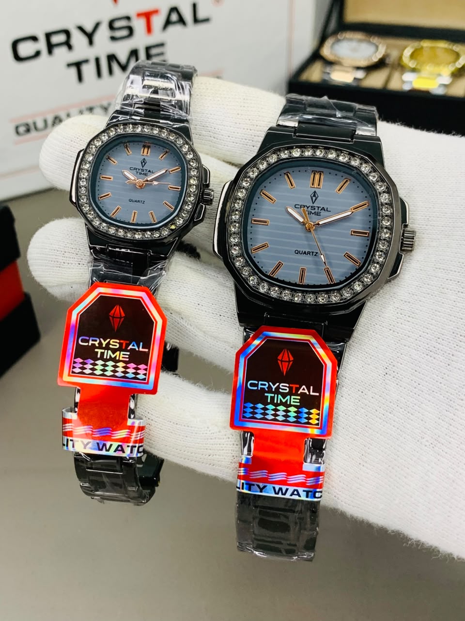 Crystal Time Couple Set
