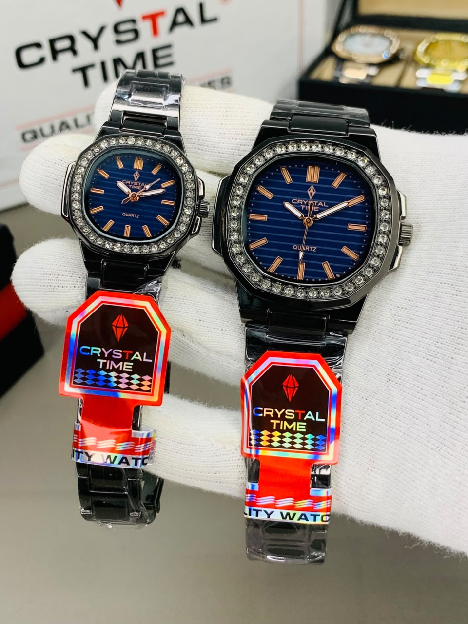 Crystal Time Couple Set