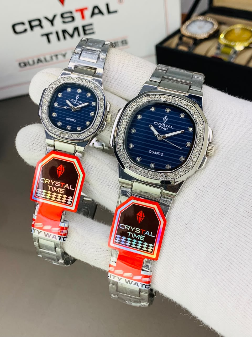 Crystal Time Couple Set
