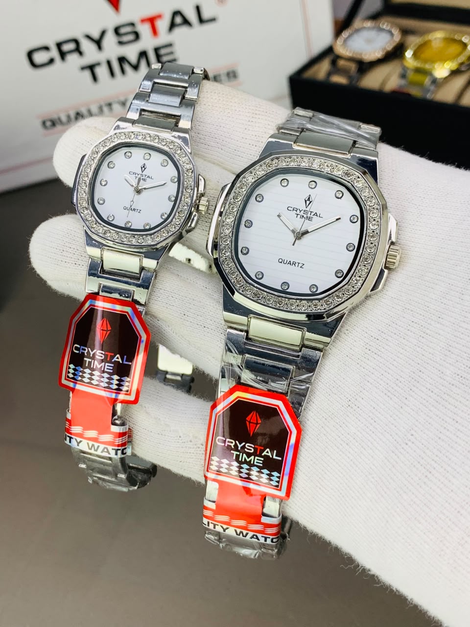 Crystal Time Couple Set