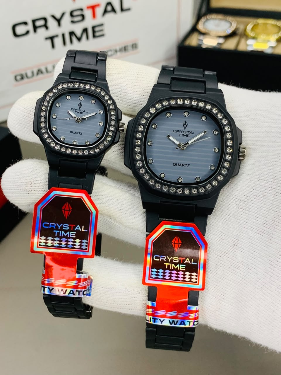 Crystal Time Couple Set