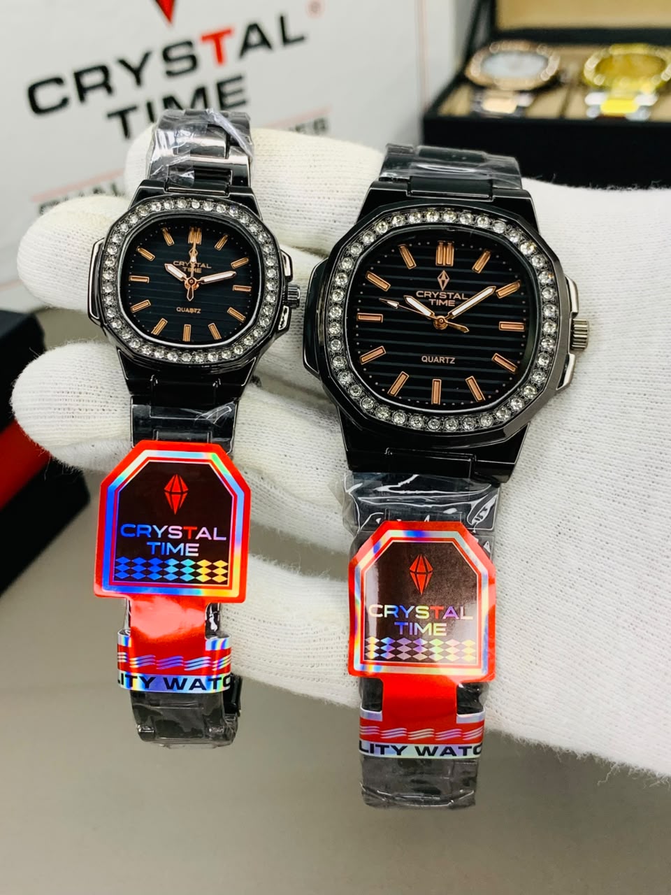 Crystal Time Couple Set