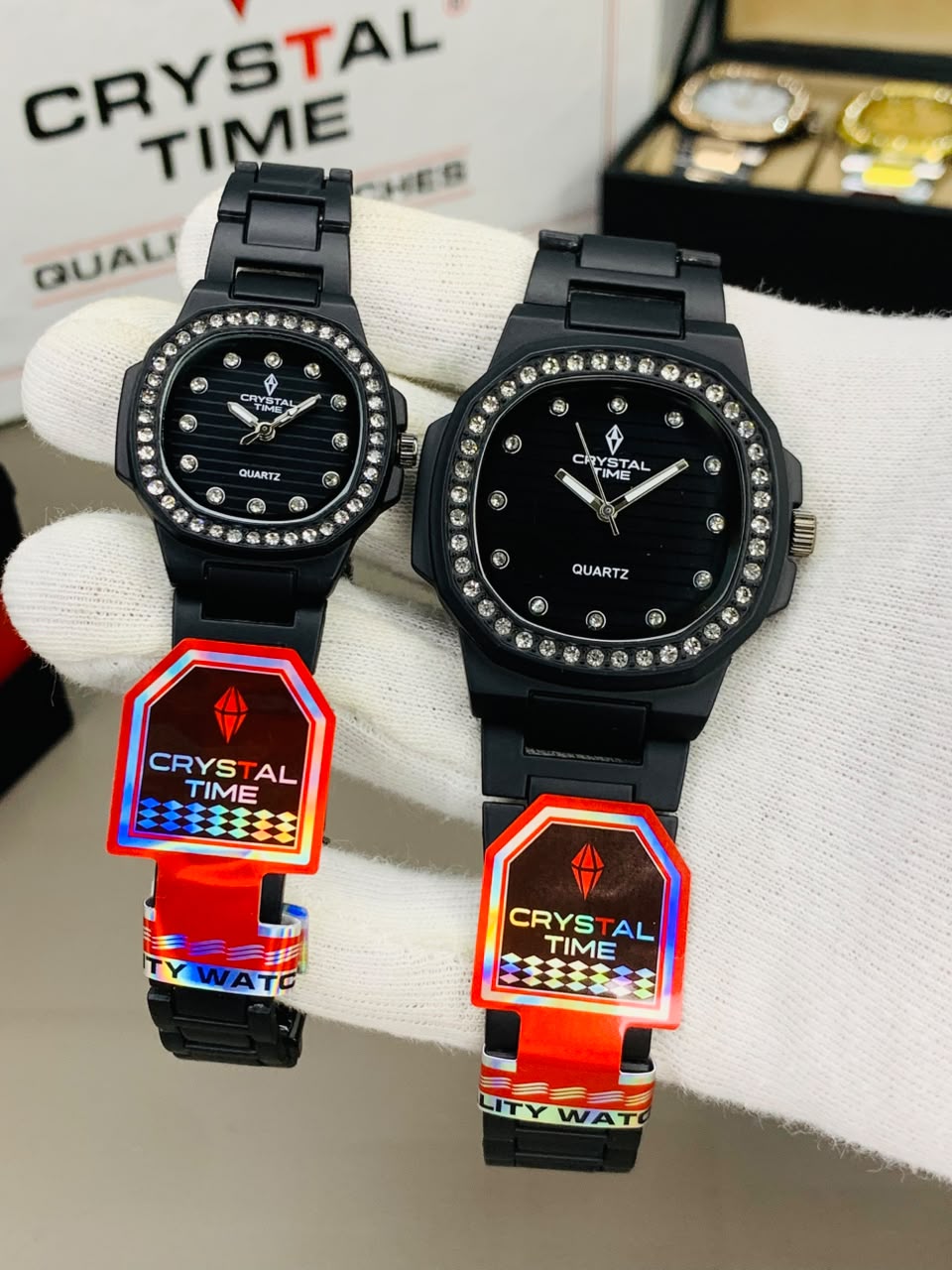 Crystal Time Couple Set