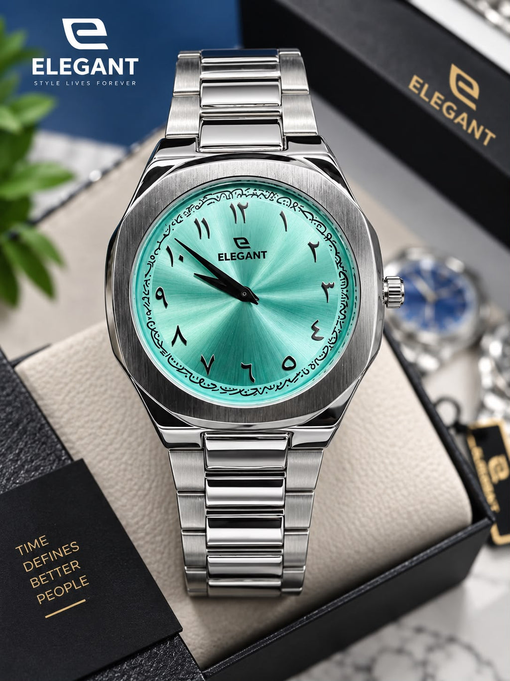 Elegant Arabic Dial Watch For Men