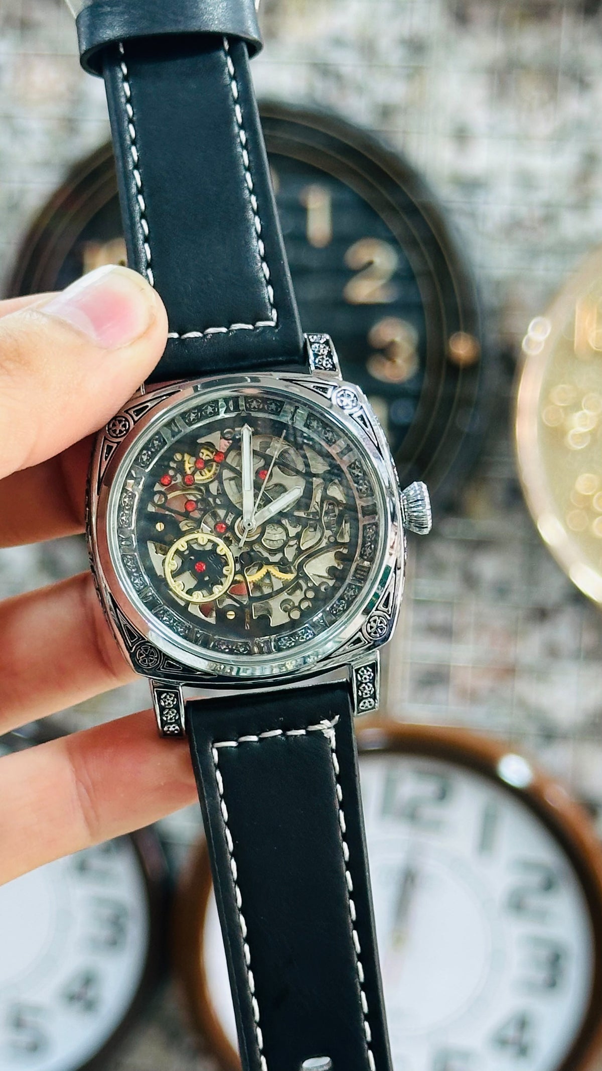 Arabic Automatic Skeleton Watch For Men