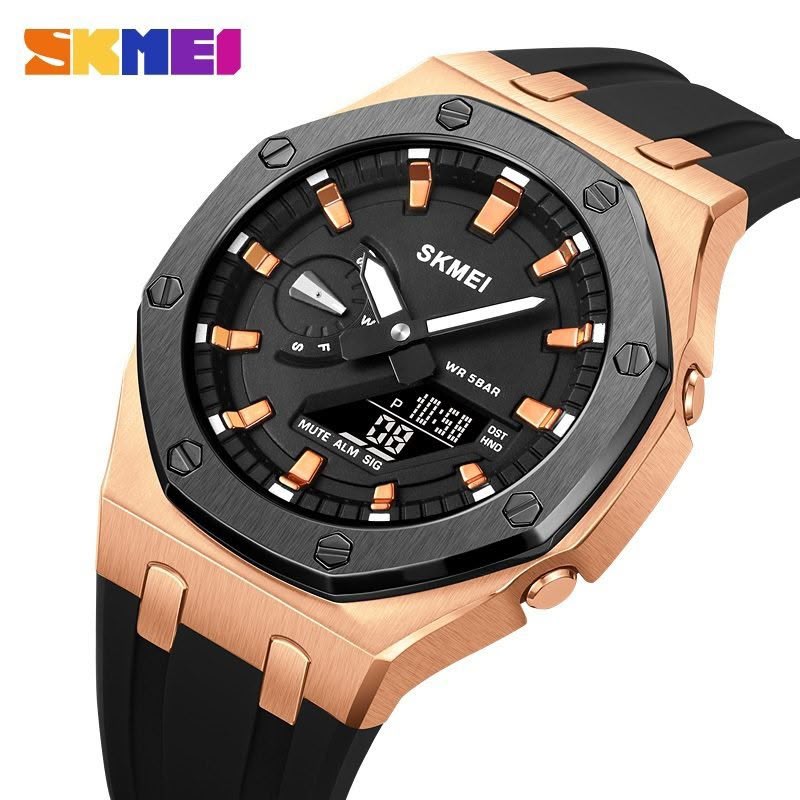 Skemi Double Time Watch For Men