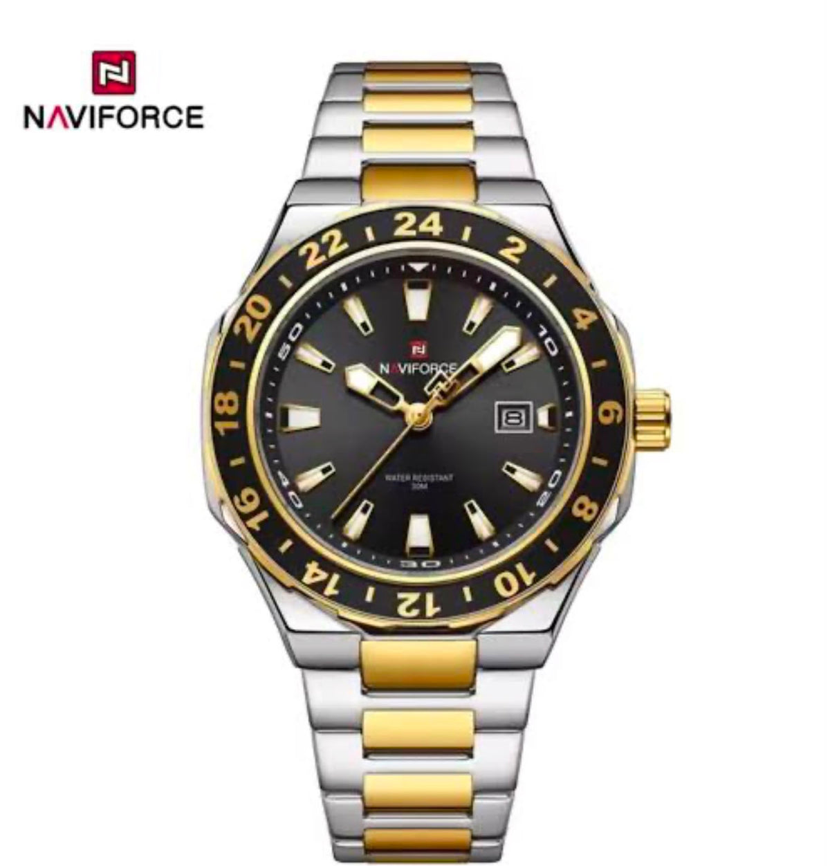 NAVIFORCE Premium Silver Watch  For Men