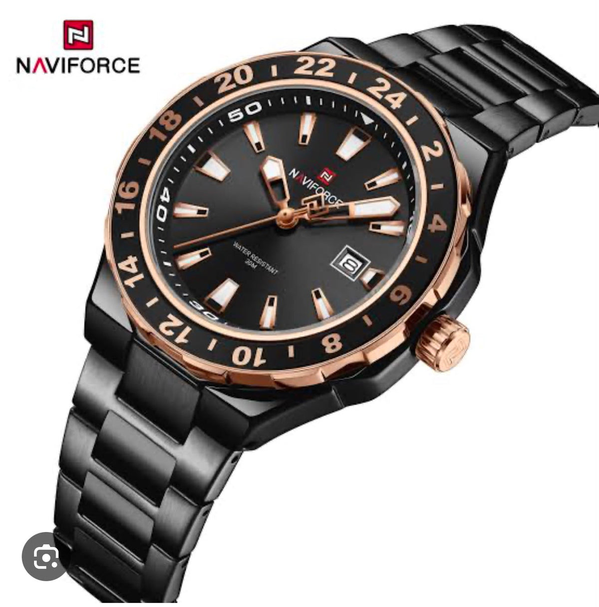 NAVIFORCE Premium Silver Watch  For Men
