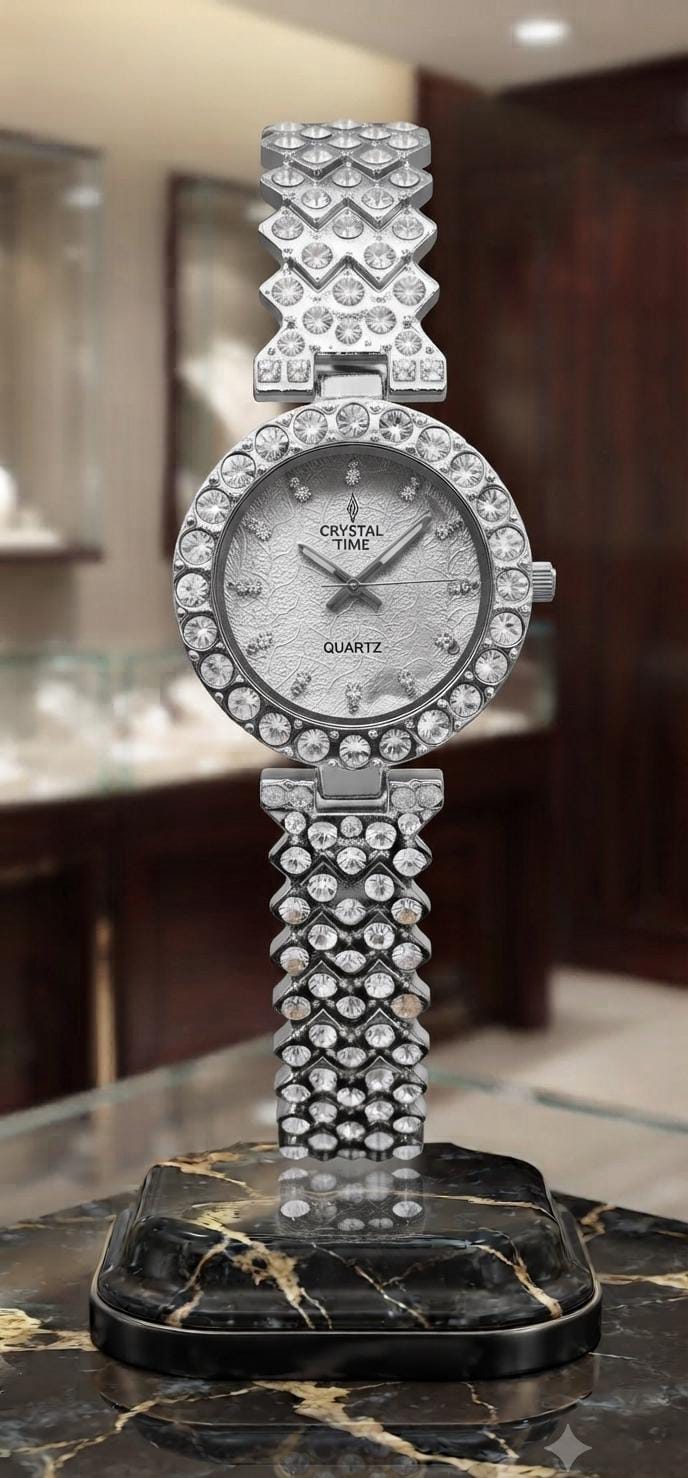 Crystal Time Luxury Women’s Watch