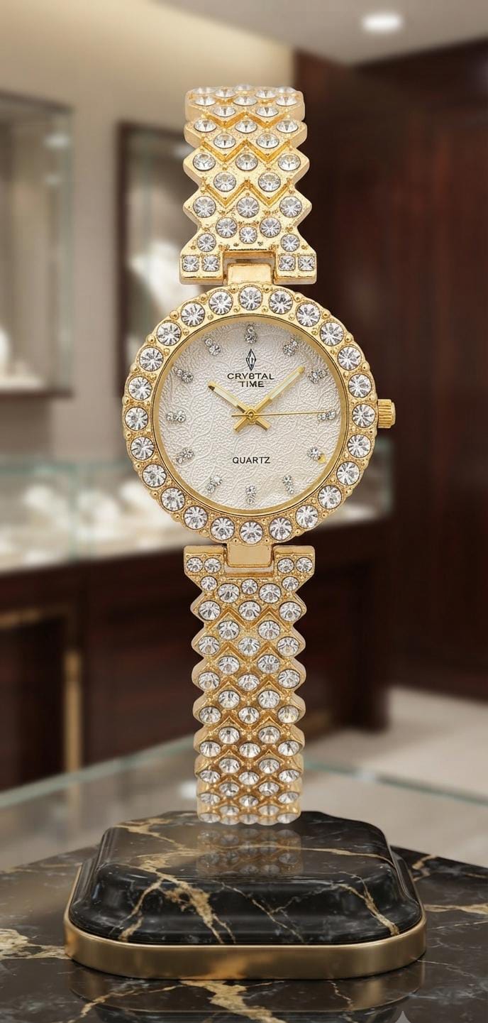 Crystal Time Luxury Women’s Watch